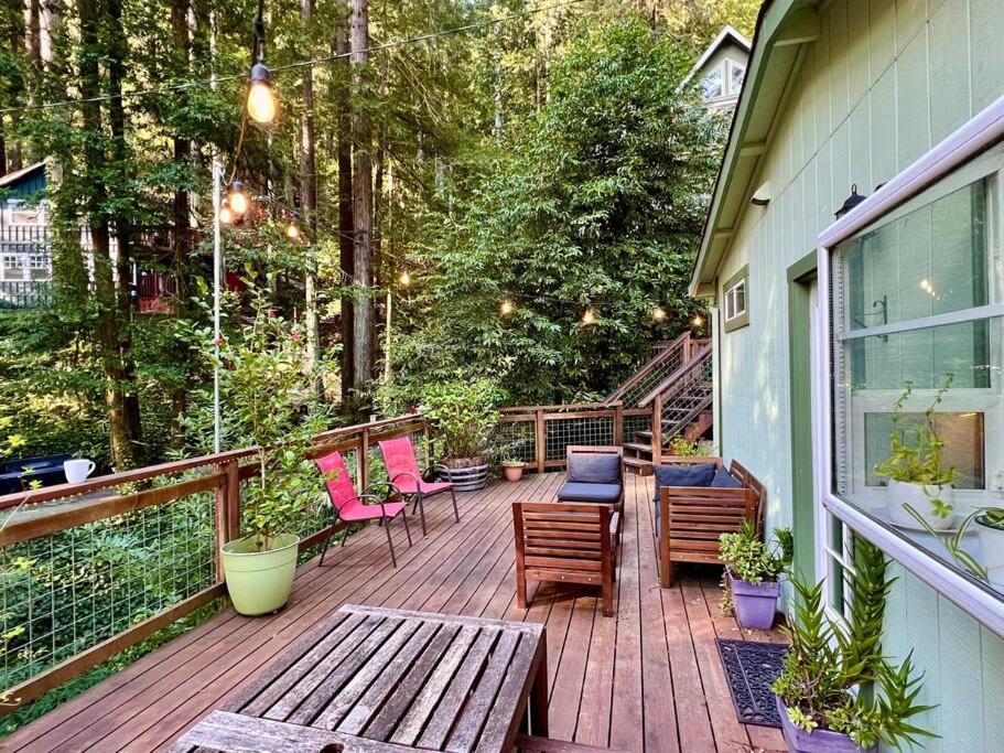 Cozy Cabin In Redwoods With Hot Tub Guerneville Eksteriør billede